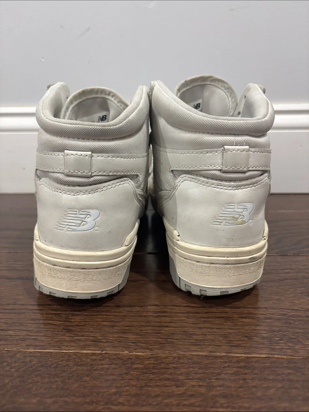 New Balance 650R Triple White Men’s High-Top Sneakers